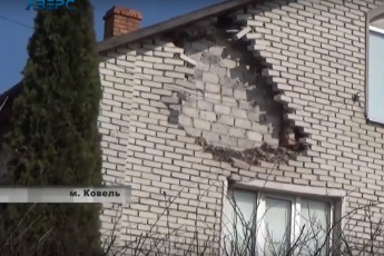 У Ковелі від руху вантажівок руйнуються будинки