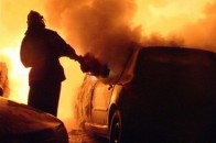Автомобіль загорівся під час руху на Волині