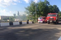 У Луцьку горіло місце, де збираються безхатьки