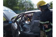 Під Луцьком загорілося авто під час руху