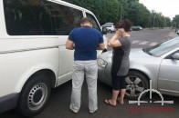 У Луцьку не розминулися мікроавтобус та легковик