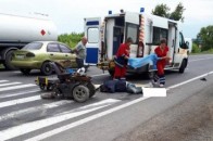 Під Луцьком вантажівка збила чоловіка в інвалідному візку