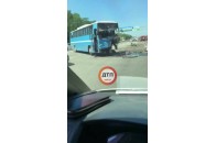 Жахлива ДТП під Києвом: позашляховик влетів у автобус (фото)