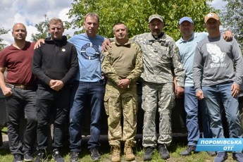 Волинських учасників АТО відвідали волонтери зі США