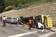 Автобус з українцями розбився в Європі, постраждали діти