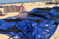 Батут вибухнув від спеки та вбив 4-річну дівчинку