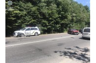 Автомобіль патрульних потрапив у ДТП на Закарпатті