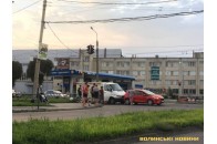 У Луцьку на перехресті трапилася ДТП
