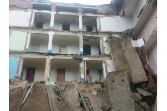 Студентський гуртожиток обвалився на Житомирщині (фото)
