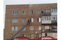 У Луцьку пожежа – загорілася квартира на 4 поверсі (фото)