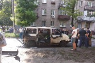 Вибухнув мікроавтобус із депутатом