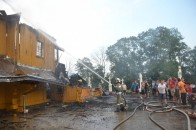 Старовинна церква ХVIII століття згоріла на Львівщині (відео)
