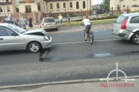 У Луцьку сталася аварія за участі двох легковиків