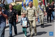 У Володимирі-Волинському провели в останню путь Героя Василя Крищука