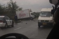 Президент Молдови потрапив в аварію (відео)