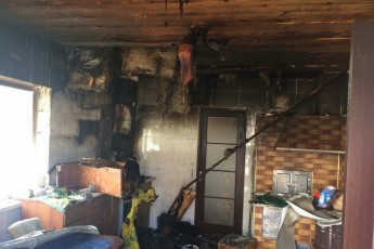 На Волині загорілася літня кухня