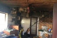 На Волині загорілася літня кухня