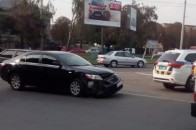 У Луцьку іномарка врізалась у поліцейське авто