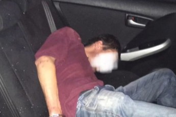 П'яний водій з гранатою тікав від поліції і потрапив у ДТП (відео)
