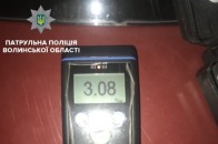 У Луцьку затримали дуже п'яного водія