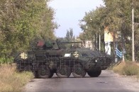 На Донбас відправився новітній український БТР 