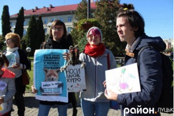 У Луцьку пройшла всеукраїнська акція захисту прав тварин (фото)