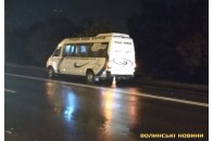 Під Луцьком автобус збив чоловіка (фото)