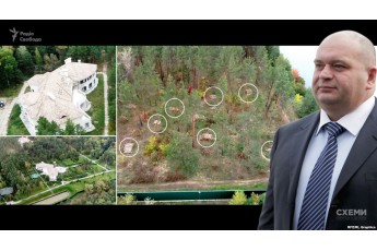 Поряд з маєтком екс-міністра екології йде масова вирубка лісу (відео)