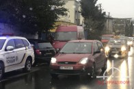 У Луцьку легковик врізався в паркан
