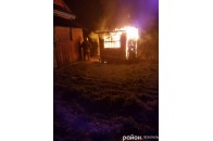 На Волині згоріла господарча споруда