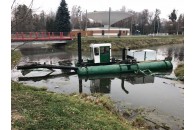 У луцькому парку чистять канали для зимівлі риби (фото)