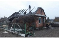 На Волині вщент вигорів житловий будинок (фото)