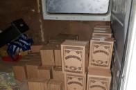 У Луцьку в автомобілі знайшли 350 літрів контрафактного алкоголю