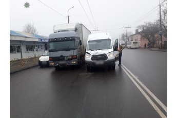 У Луцьку на вулиці Карпенка-Карого трапилась дорожньо-транспортна пригода