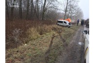 Через складні погодні умови на Волині зіткнулись дві автівки (фото)