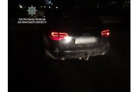 На Волині затримали п’яного чоловіка на Audi