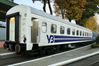 Поїзд Ковель-Київ отримав нові вдосконалені вагони