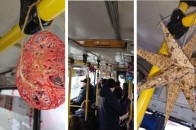 У Луцьку з'явився святковий новорічно-різдвяний тролейбус (фото)