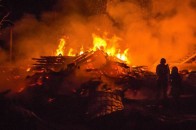 У селі на Волині горів житловий двоповерховий будинок