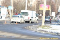 У Луцьку легковик протаранив мікроавтобус на пішохідному переході (фото)