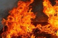 У місті на Волині на господарському подвір’ї сталась пожежа