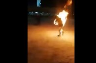Моторошний флешмоб: у Росії підлітки підпалюють один одного заради забави (відео)