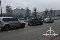 У Луцьку зіткнулись три автомобілі (Фото)