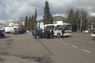 На Волині легковик в'їхав у автобус (фото)