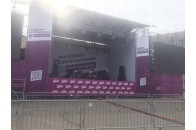 Візит Порошенка до Ковеля: вулиці міста перекриті, сцена змонтована