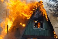 На Волині вогонь знищив дачу