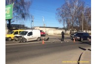 У Луцьку зіткнулися два авто (фото)