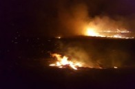 У Ковелі через підпал сухої трави загорілось поле