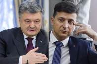 Порошенко і Зеленський влаштували перепалку у прямому ефірі (Відео)