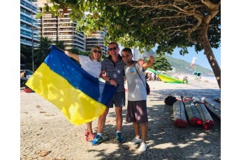Лучани розгорнули український прапор над Ріо-де-Жанейро (фото, відео)